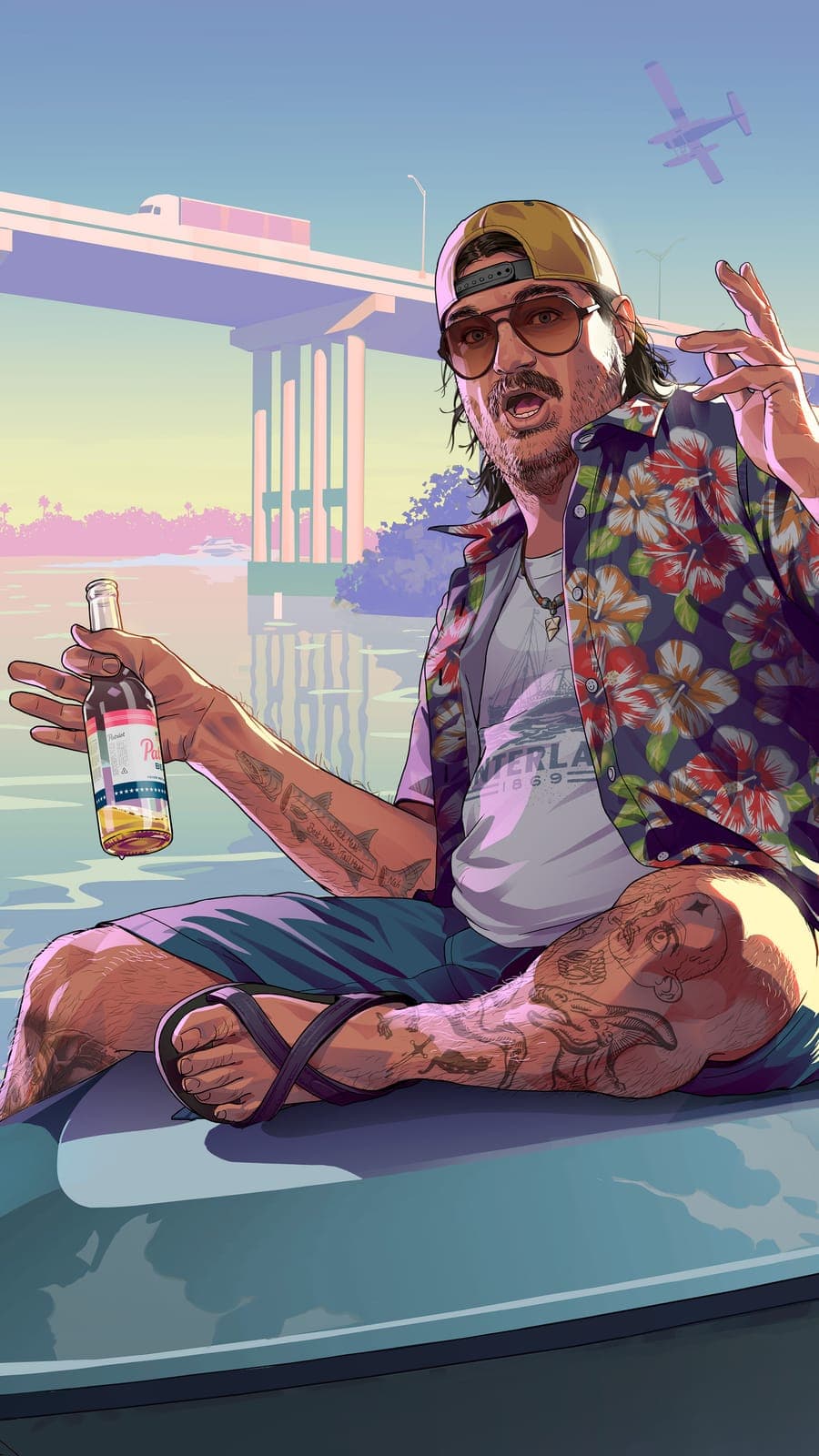 Cal Hampton, official GTA 6 artwork