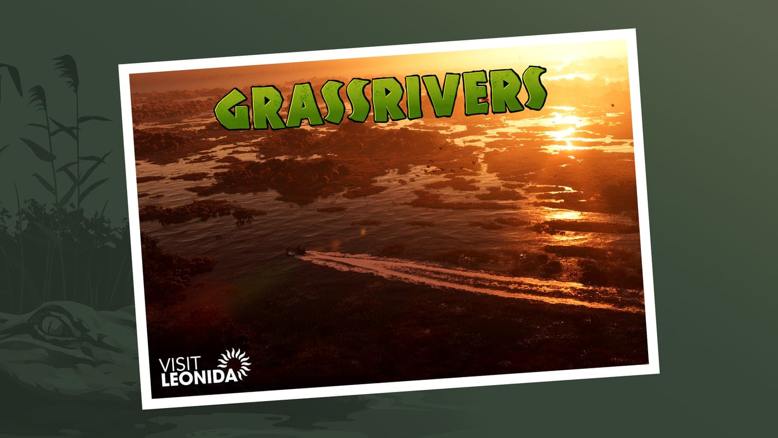 “Grassrivers” postcard from the official GTA 6 artwork