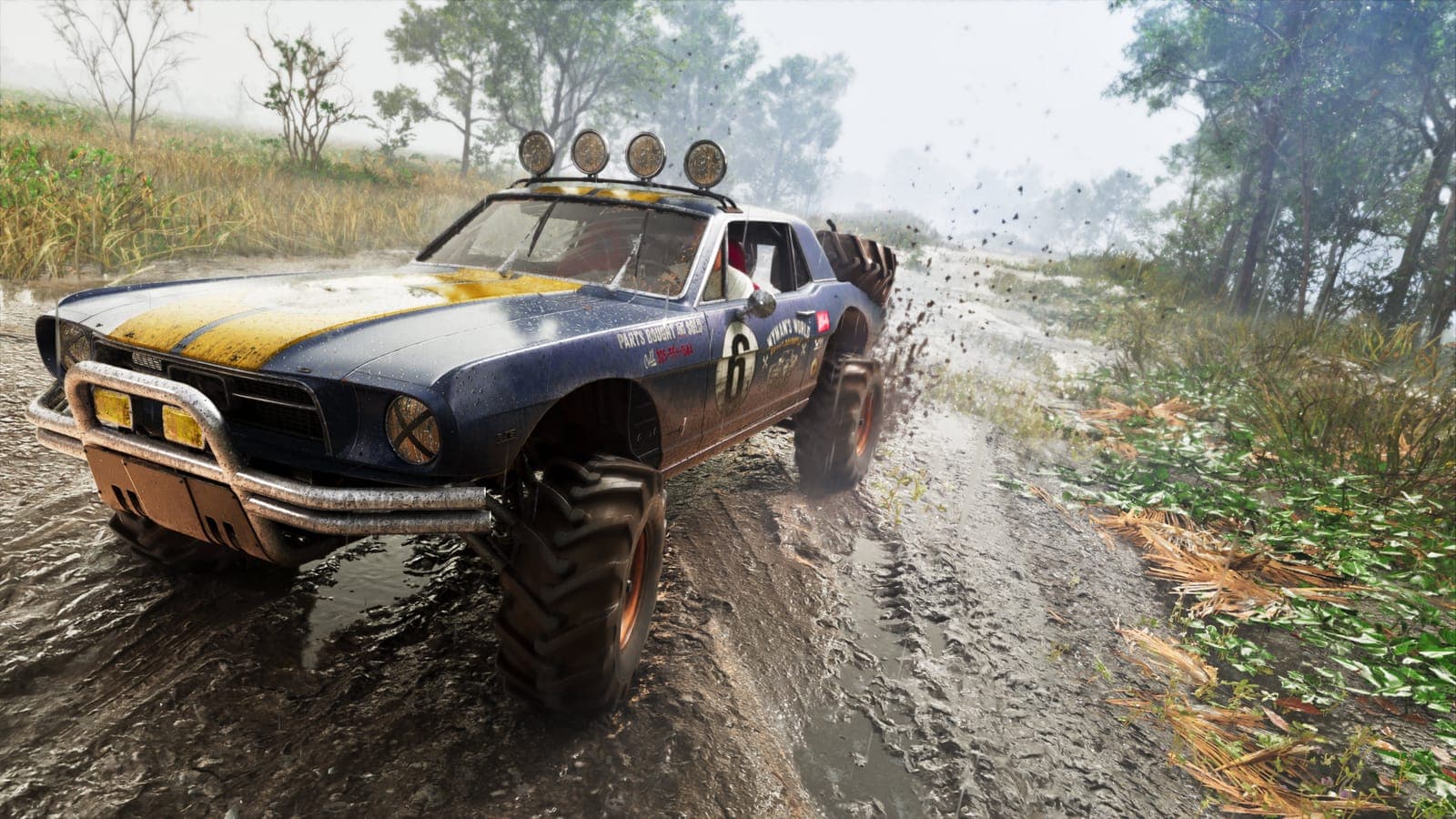 ’67 Vapid Dominator Buggy on a muddy dirt road, official Ultimate Edition screenshot