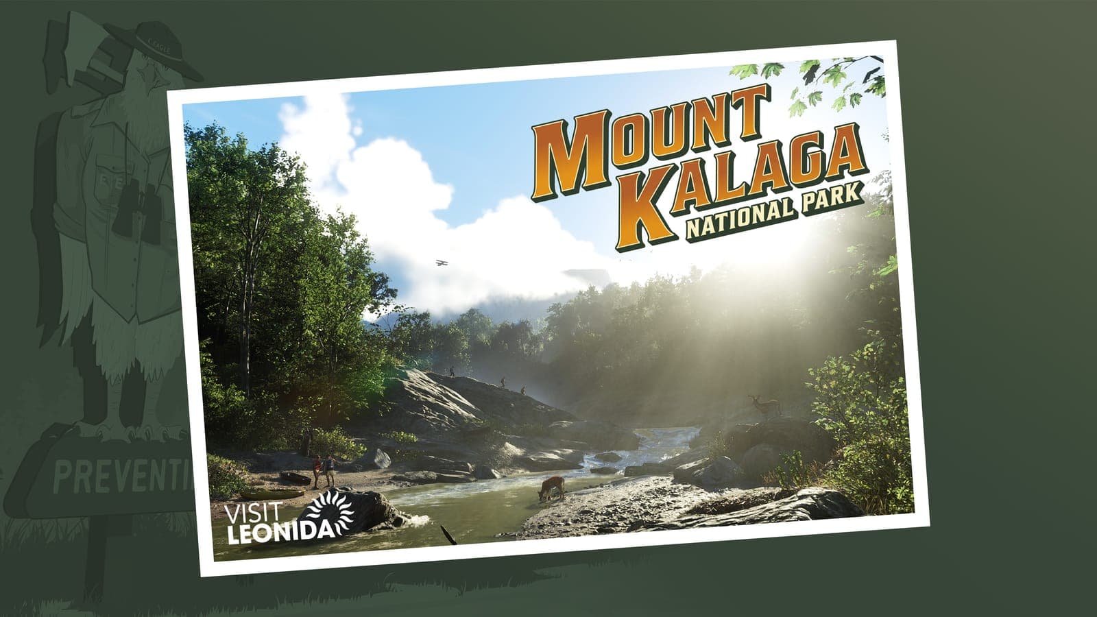 “Mount Kalaga National Park” postcard from the official GTA 6 artwork