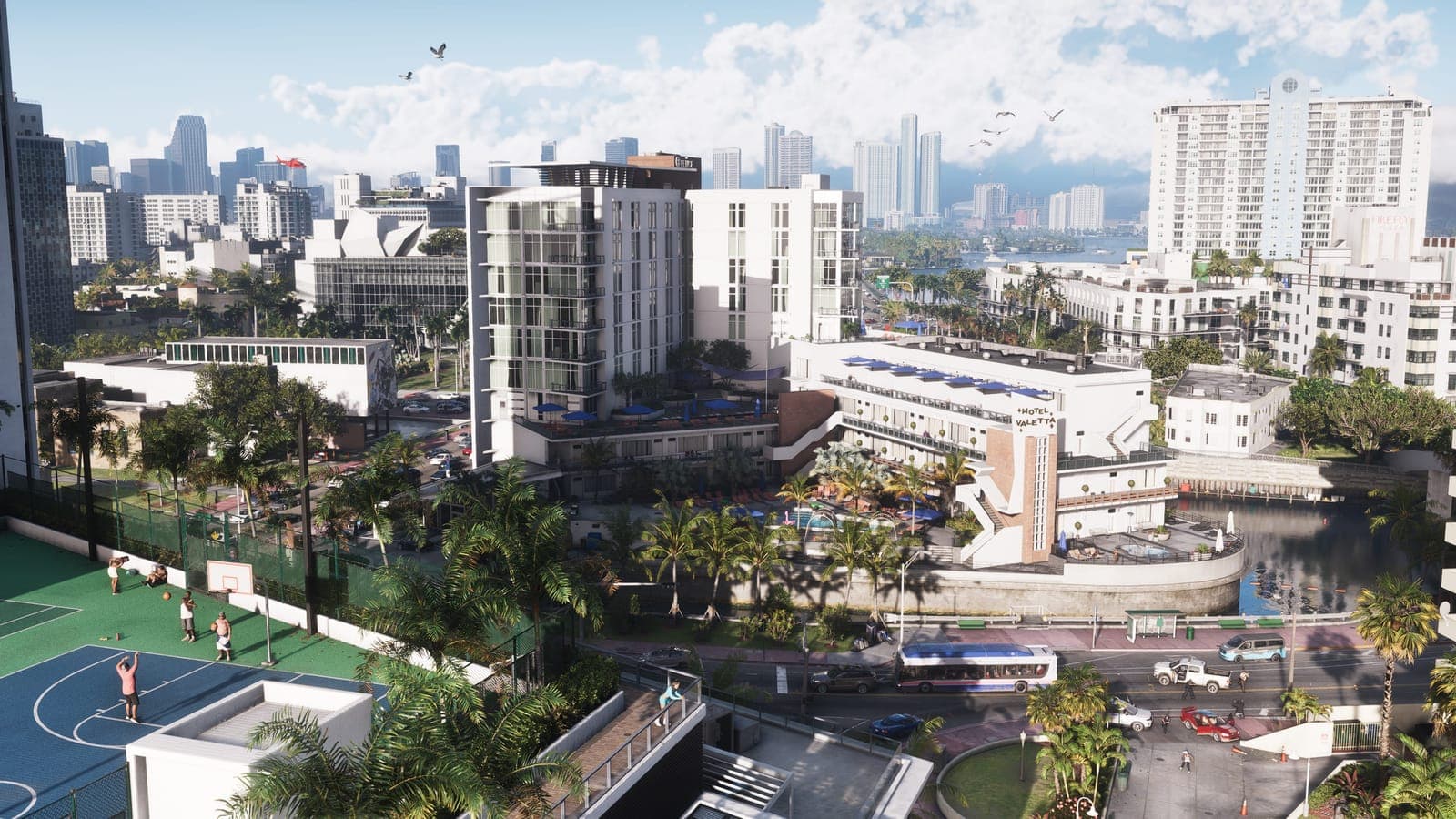 Vice City from above, official GTA 6 screenshot